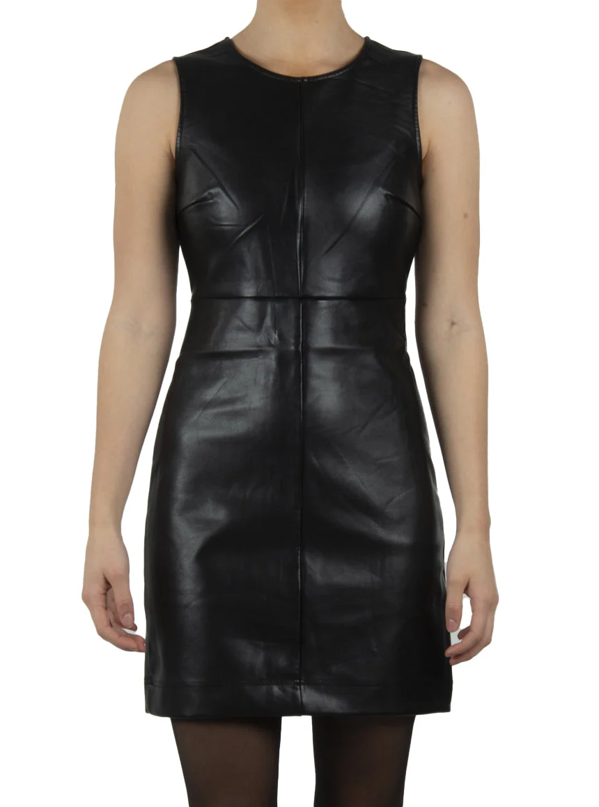 Robe habillée effet faux cuir - Image 3