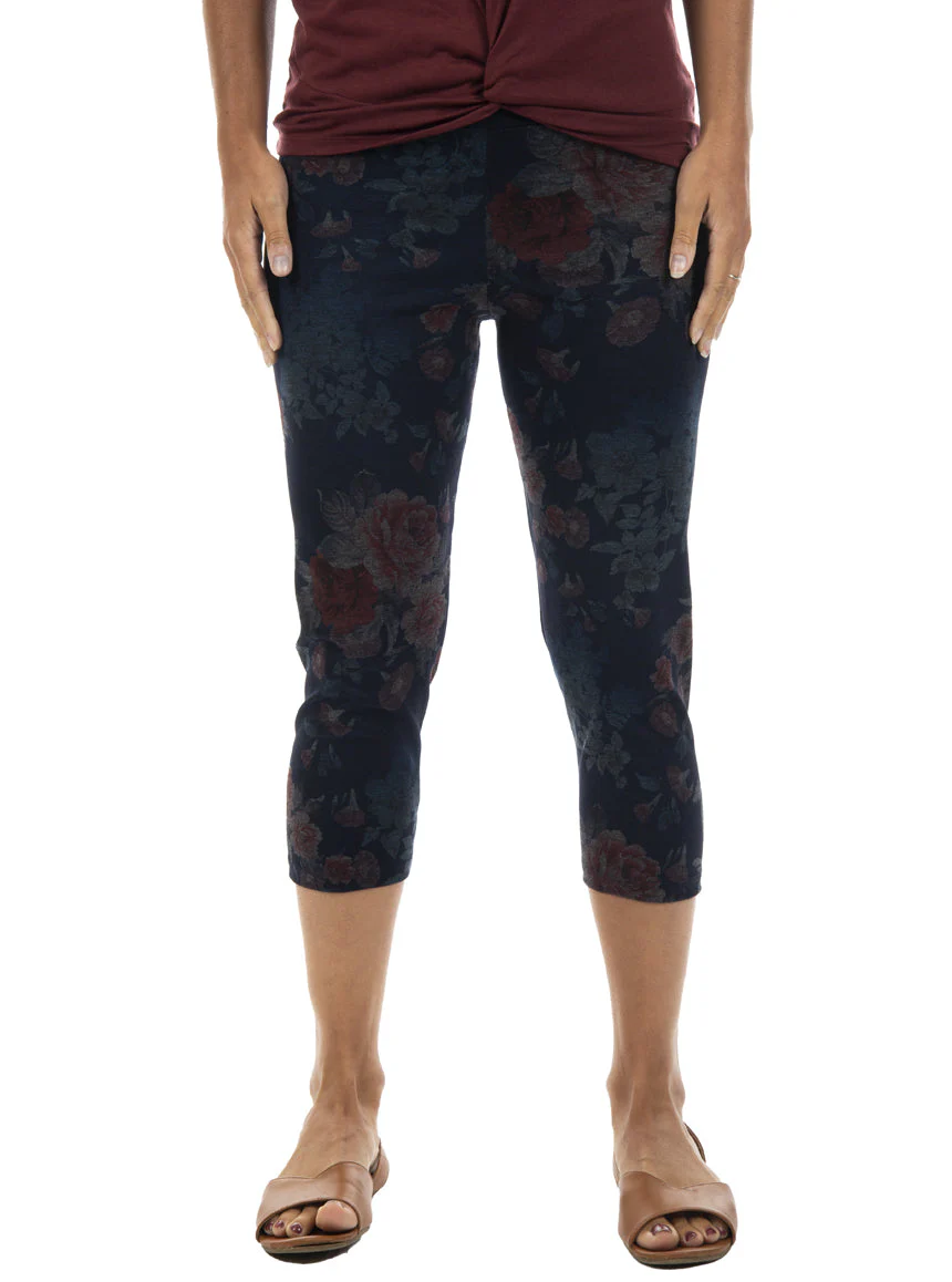 Legging 3/4 à motif floral - Image 4