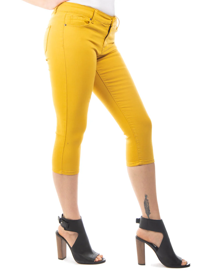 Capri de couleur en jeans Pentagone - Image 15