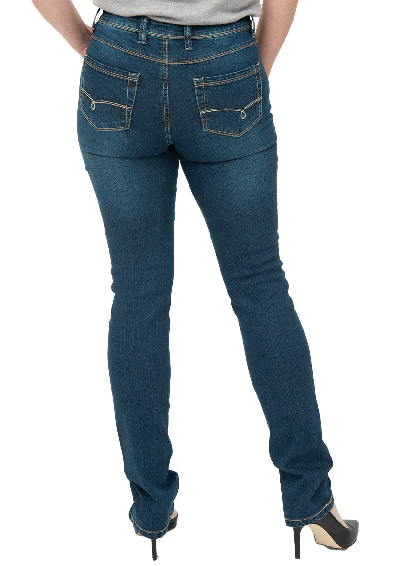 Jeans jambe droite | Taille régulière - Image 2