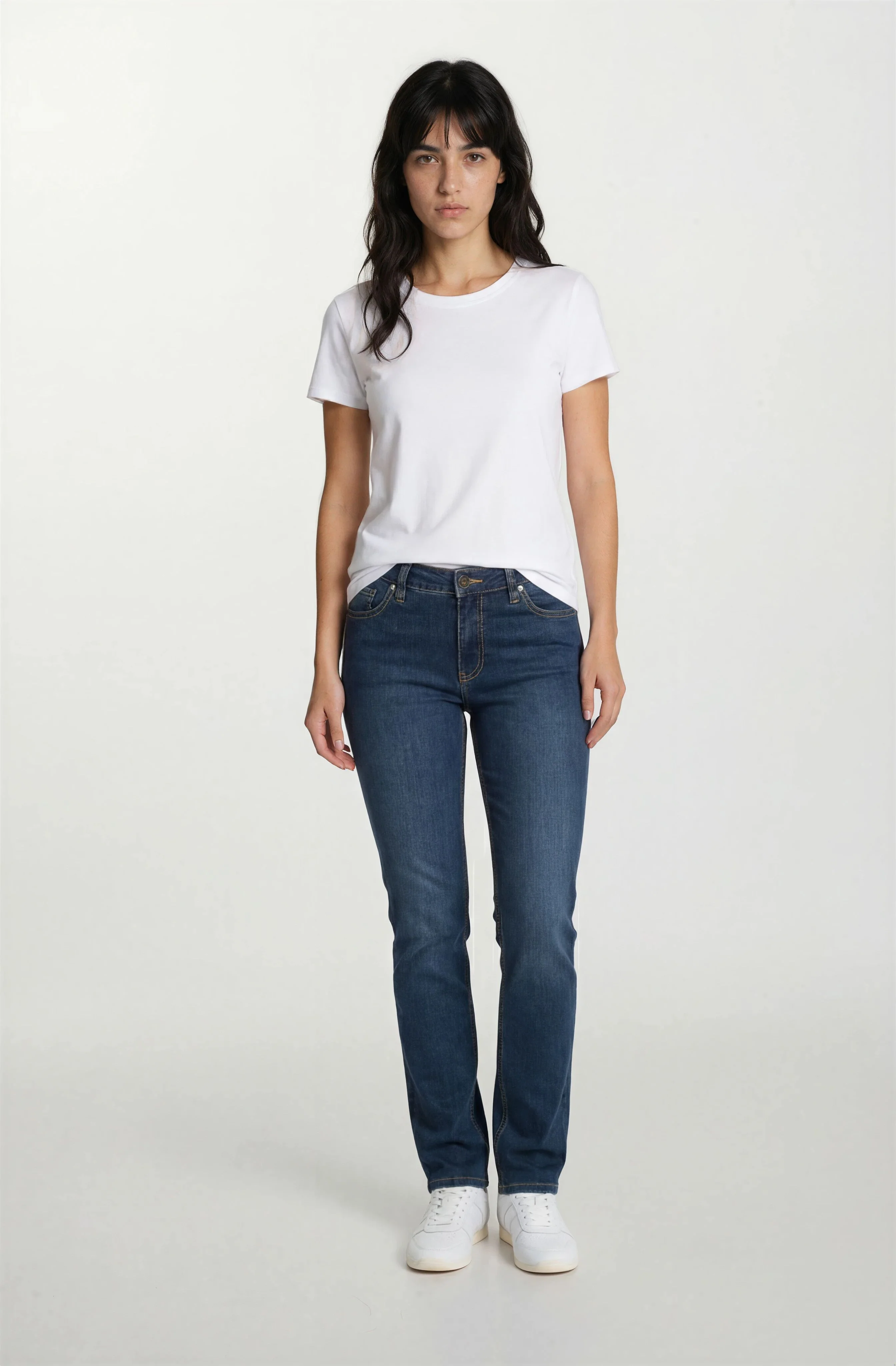Jeans jambe droite | Taille régulière