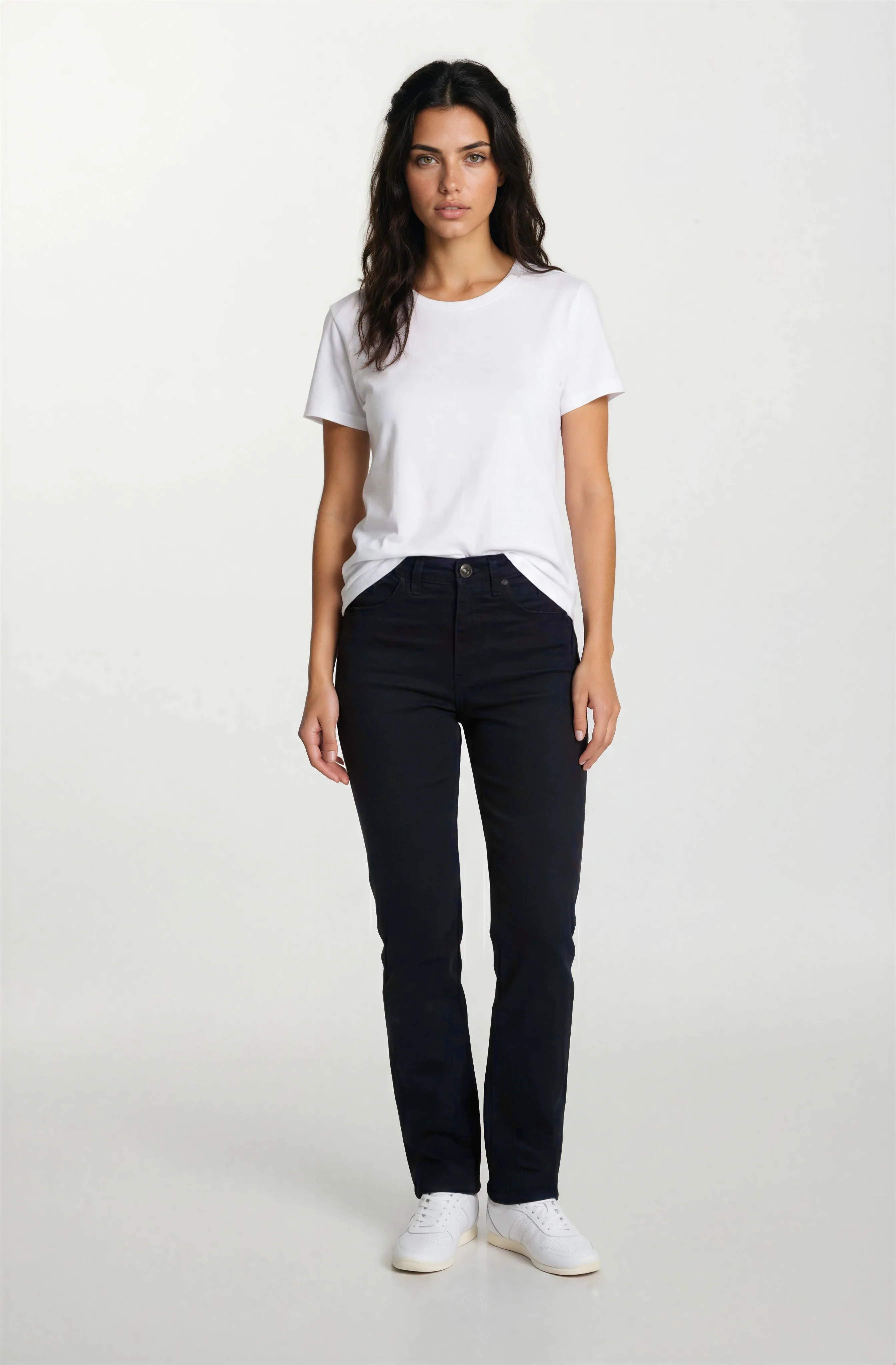 Jeans jambe droite | Taille régulière