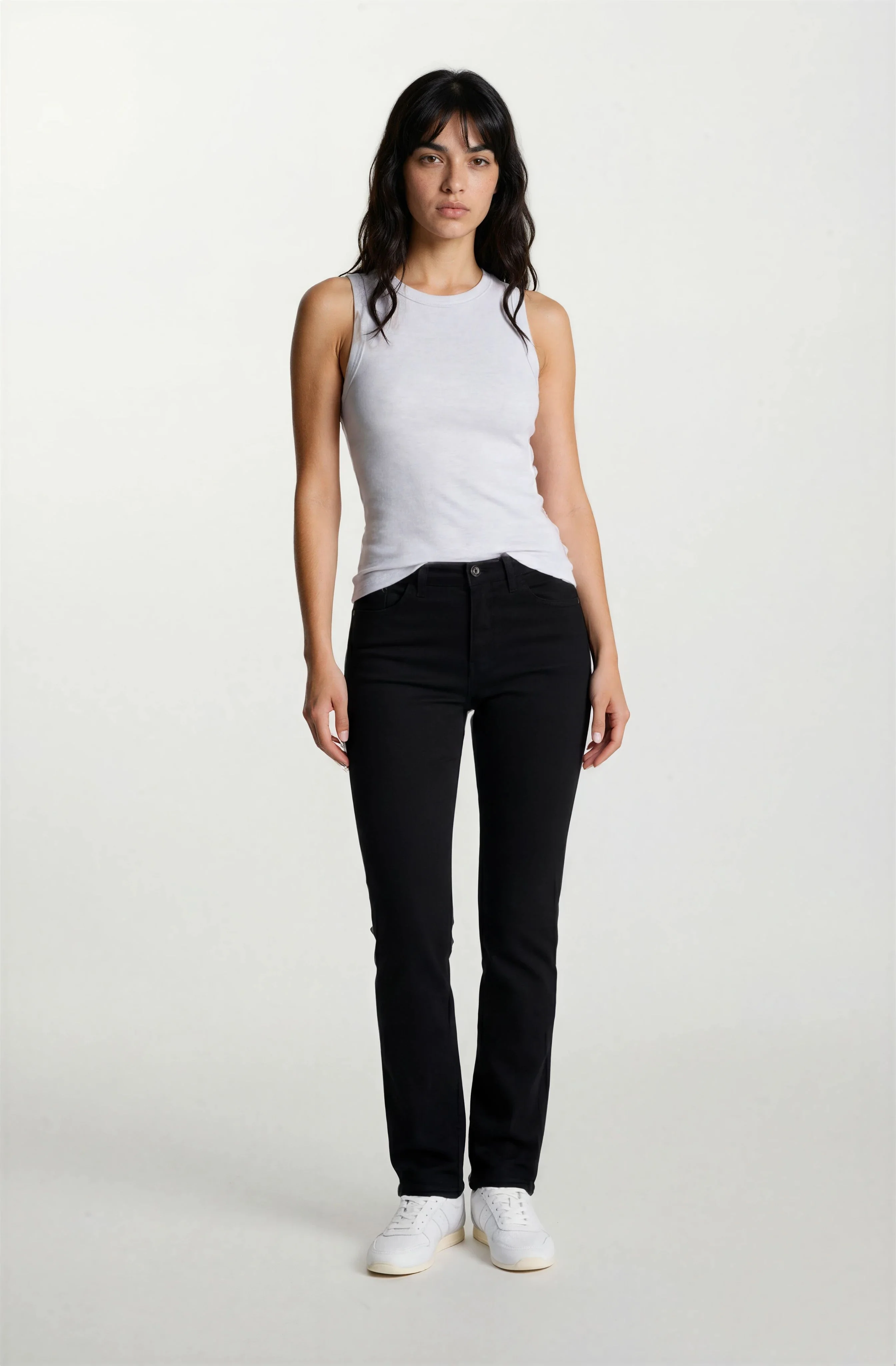 Jeans jambe droite | Taille régulière