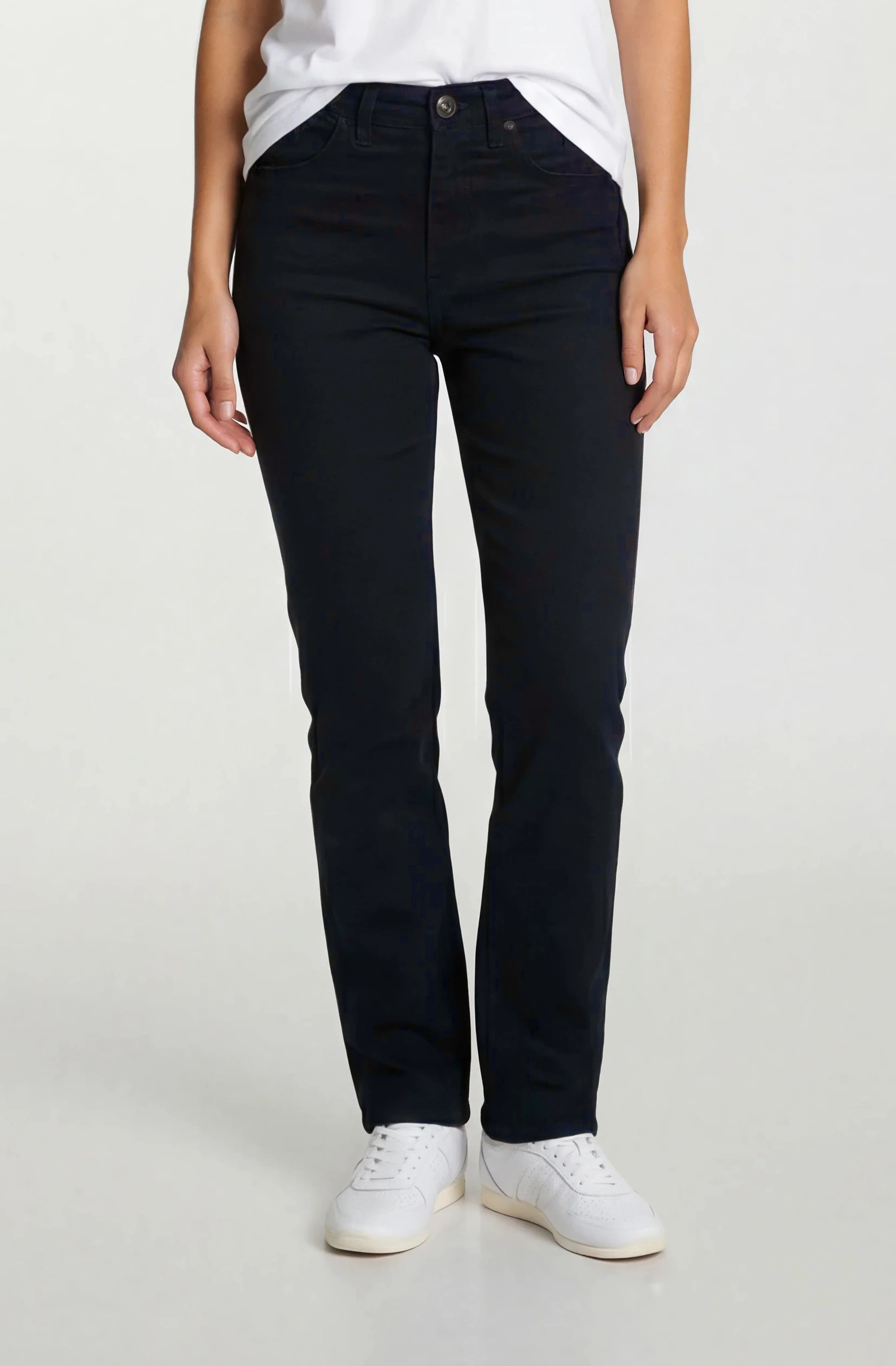 Jeans jambe droite | Taille haute - Image 2