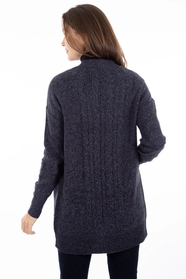 Cardigan ouvert câble torsadé | 3 couleurs - Image 2