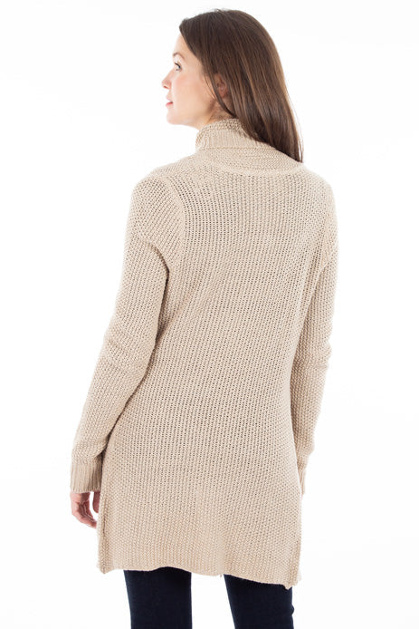 Cardigan uni mi-long | 4 couleurs - Image 4