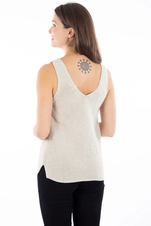 Camisole en tricot double col V | 4 couleurs - Image 6