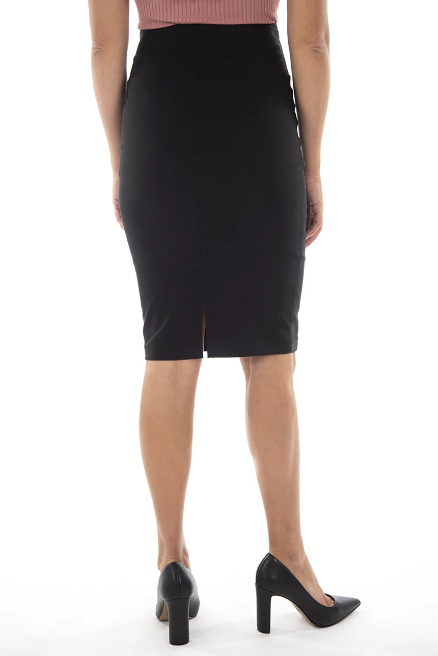 Jupe crayon taille haute | Fabriquée au Québec - Image 3