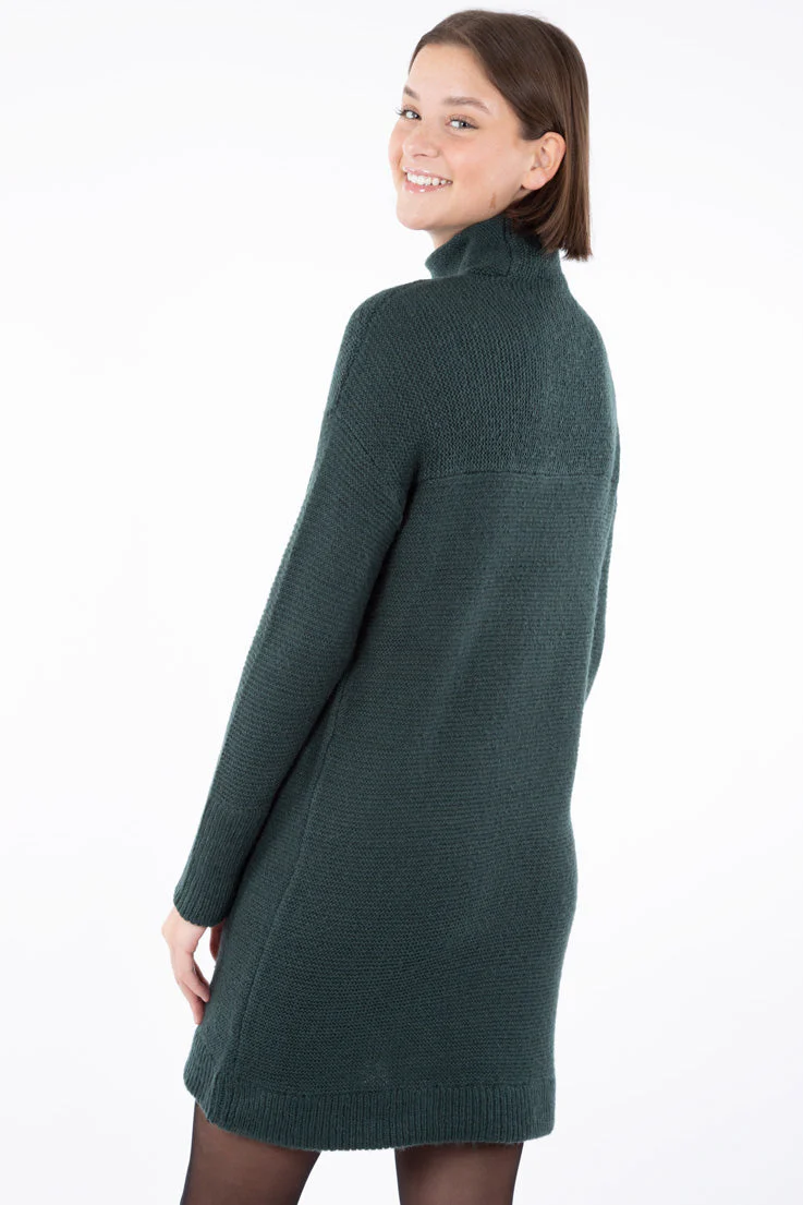 Robe en tricot col montant | 4 couleurs - Image 7