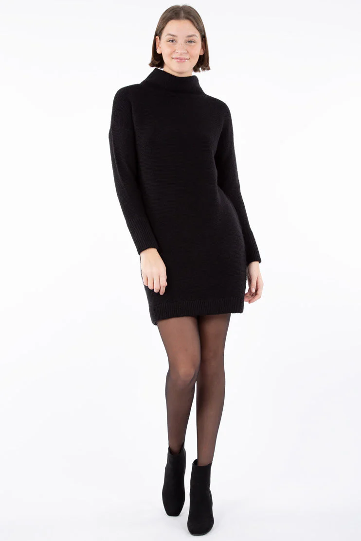 Robe en tricot col montant | 4 couleurs - Image 8
