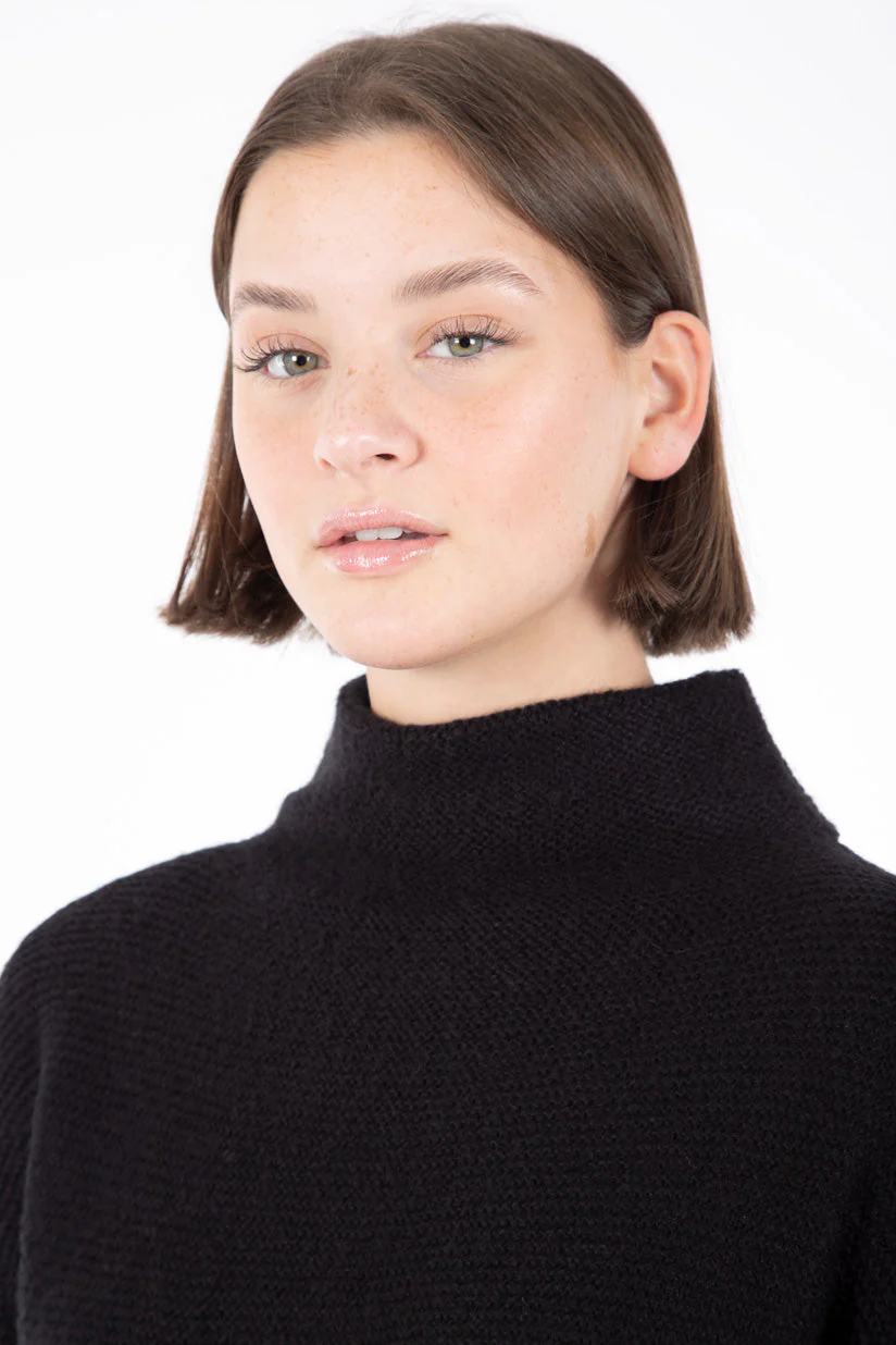 Robe en tricot col montant | 4 couleurs - Image 9