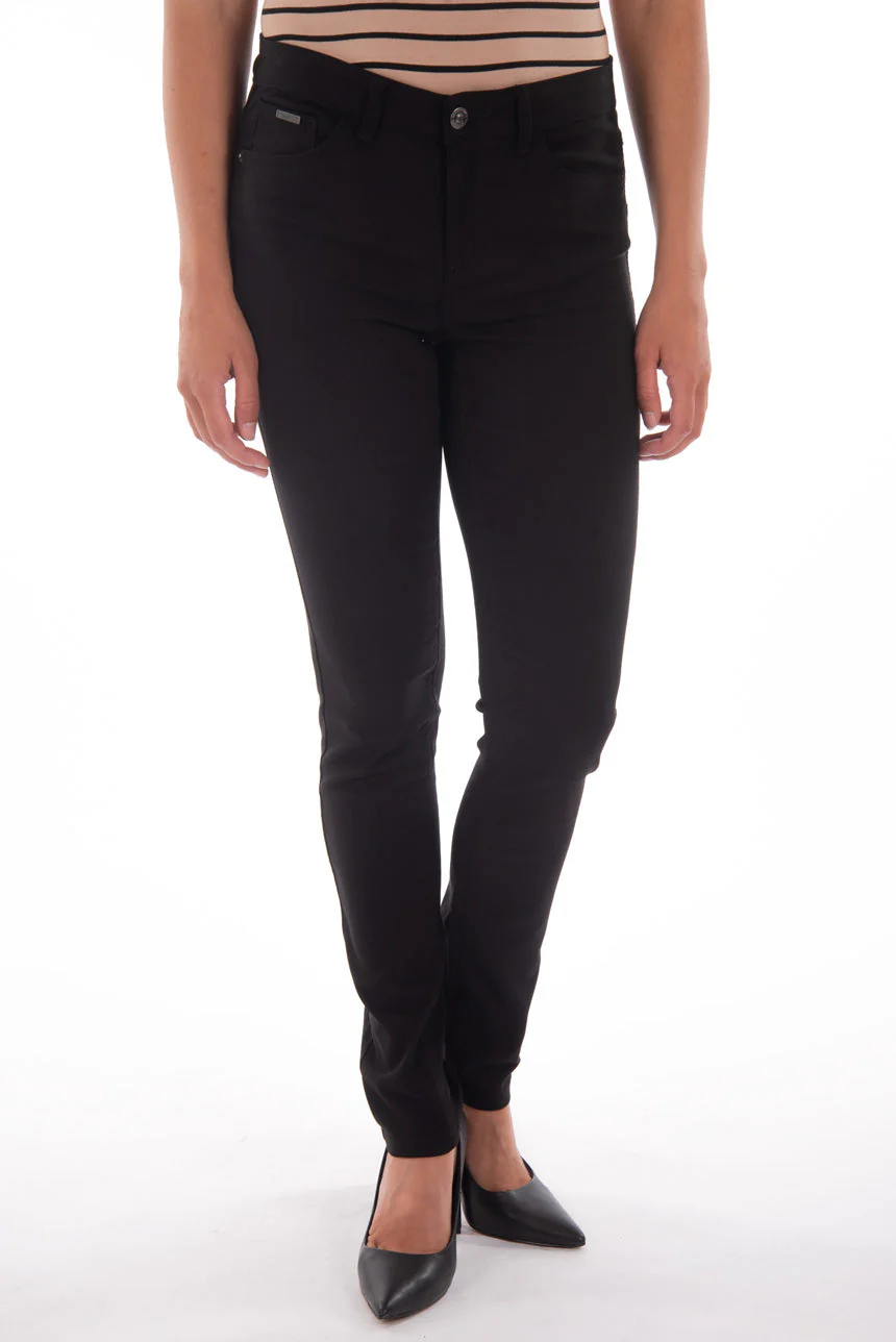 Pantalon hyper extensible 1 bouton | 4 couleurs - Image 2