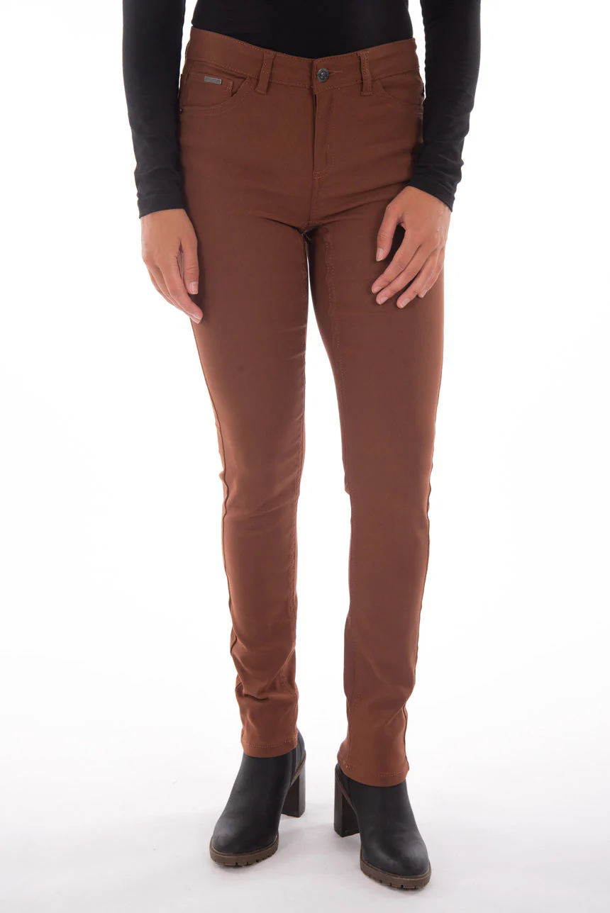 Pantalon hyper extensible 1 bouton | 4 couleurs - Image 5