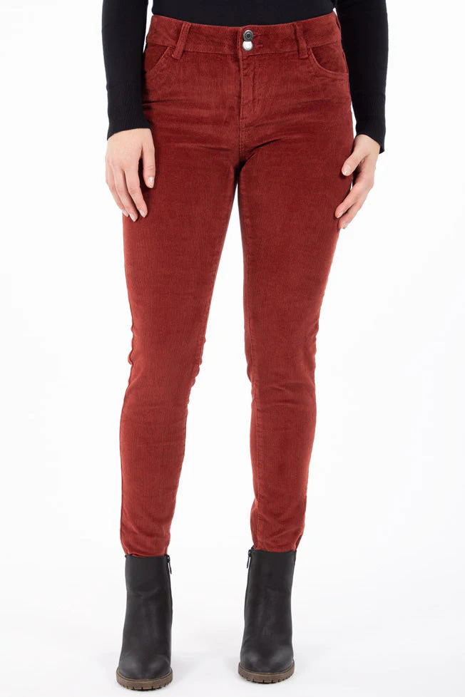 Pantalon 2 boutons en velours côtelé | 2 couleurs - Image 5