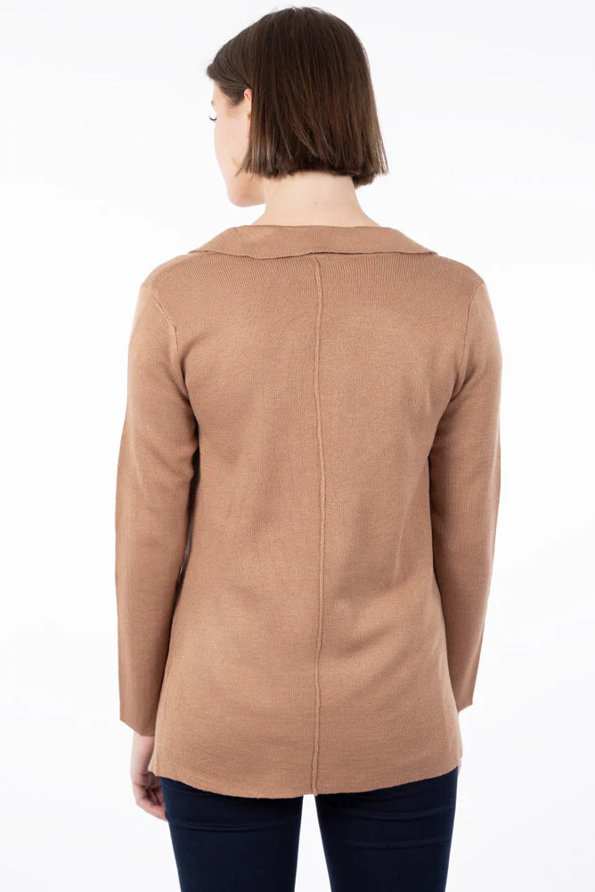 Blazer en tricot 1 bouton | 2 couleurs - Image 4