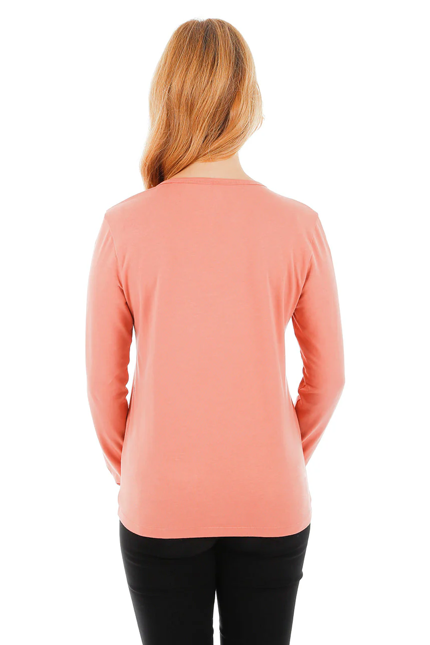 T-shirt uni manches longues | 3 couleurs - Image 6