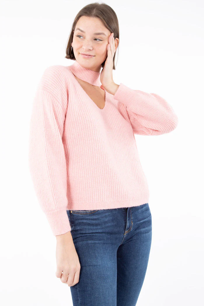 Chandail en tricot avec ouverture | 4 couleurs - Image 2