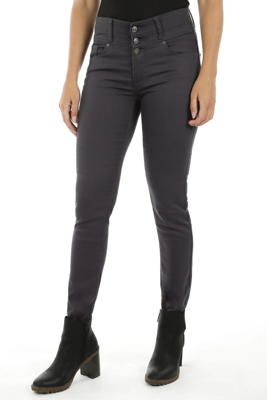 Jeans étroit coloré 3 boutons | 3 couleurs - Image 5