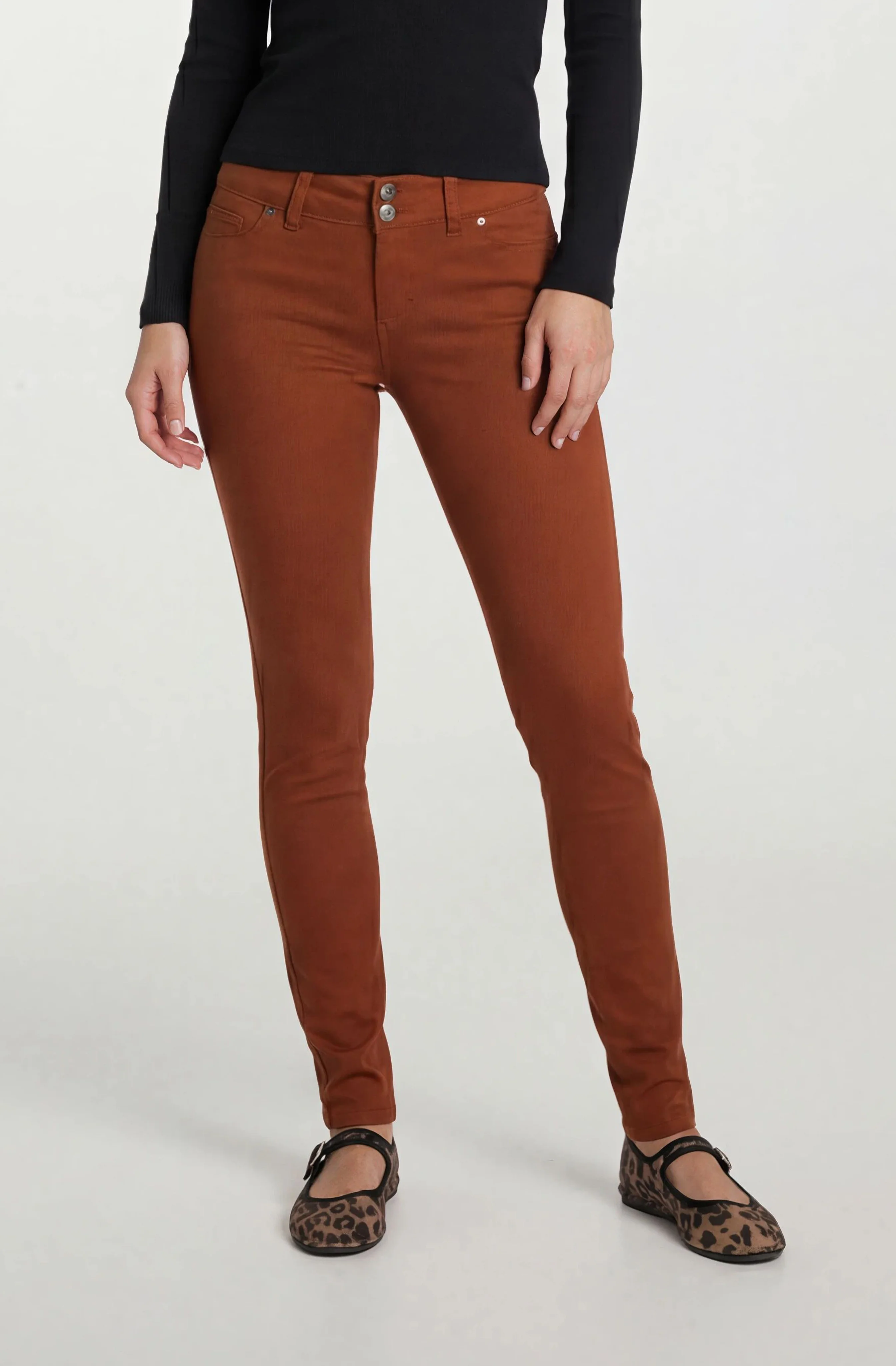 Le jeans Sophia (Skinny) de couleurs effet suède - Image 2