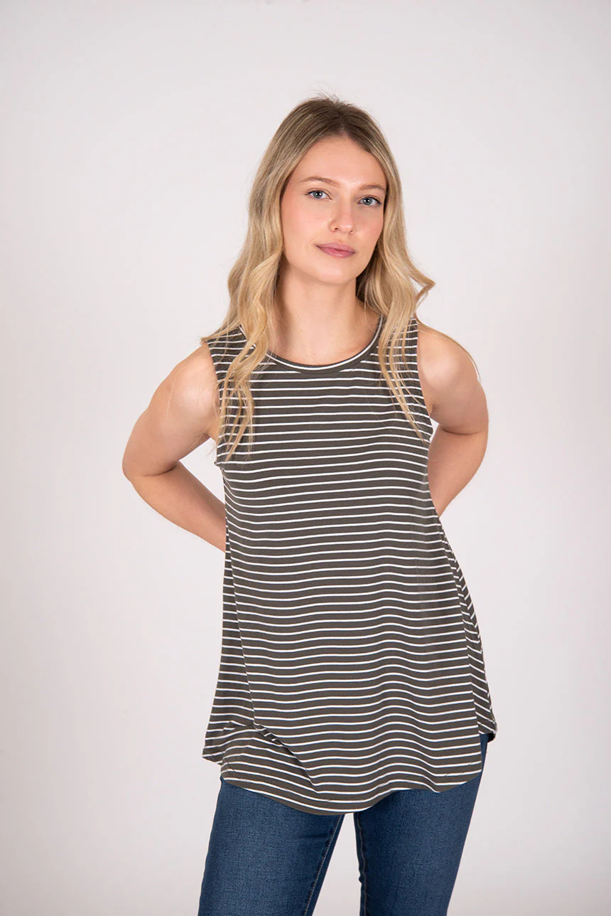 Camisole ample rayée | 3 couleurs - Image 3