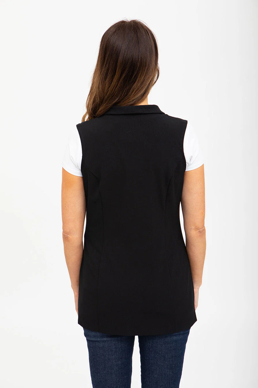 Veste sans manches avec bouton | Fabriquée au Québec - Image 2
