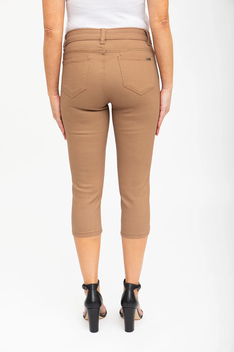 Capri en jean coloré taille régulière | 6 couleurs - Image 12