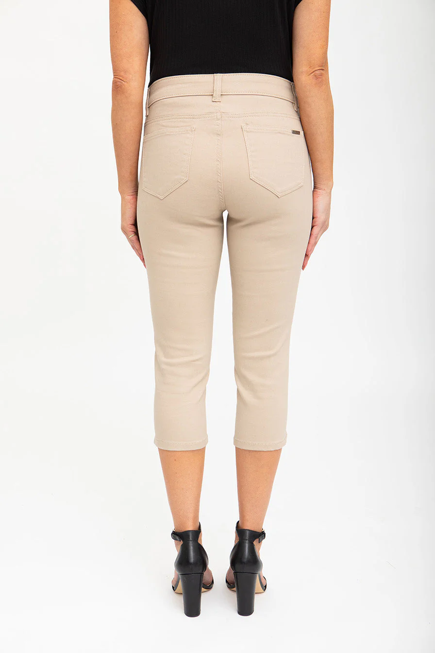 Capri en jean coloré taille régulière | 6 couleurs - Image 15
