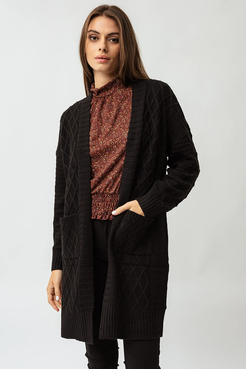 Le cardigan long en tricot - Image 2