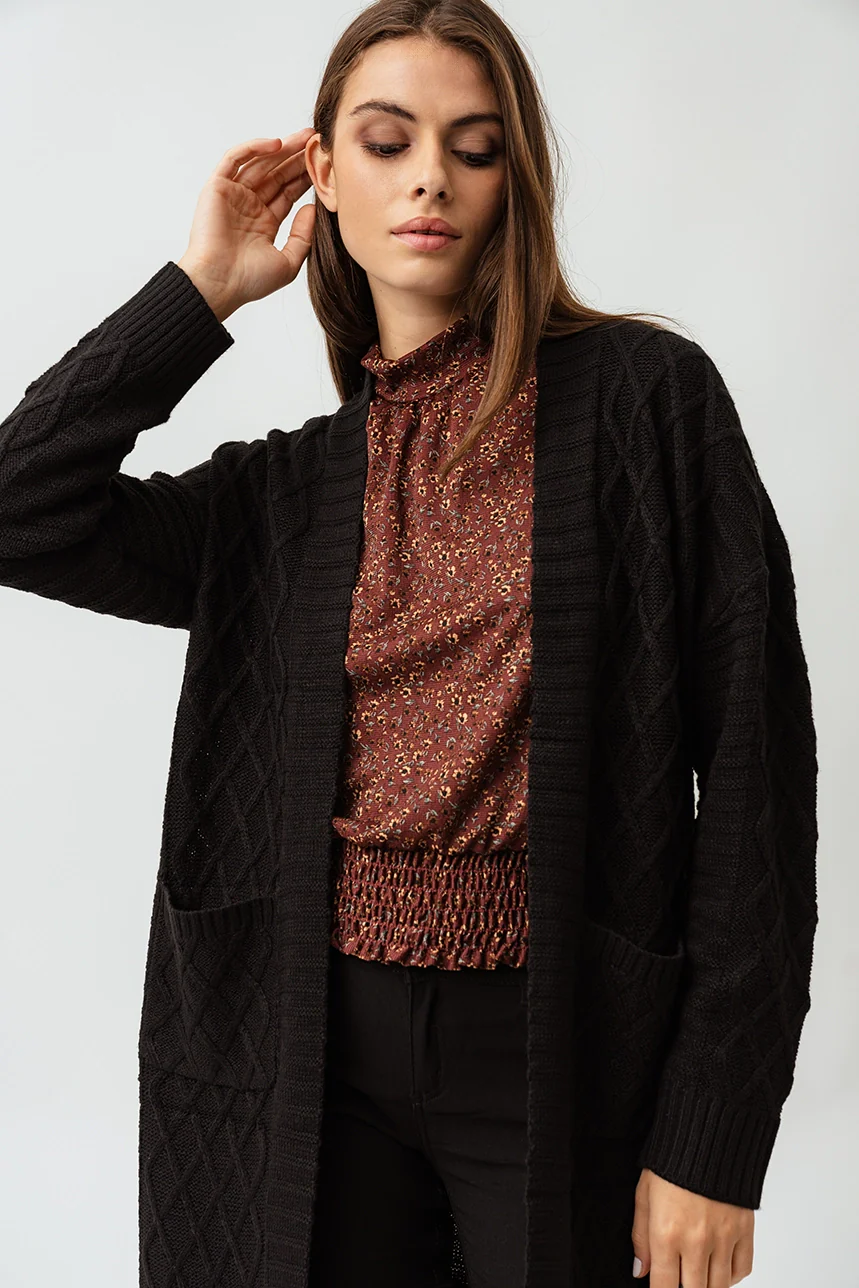 Le cardigan long en tricot - Image 3