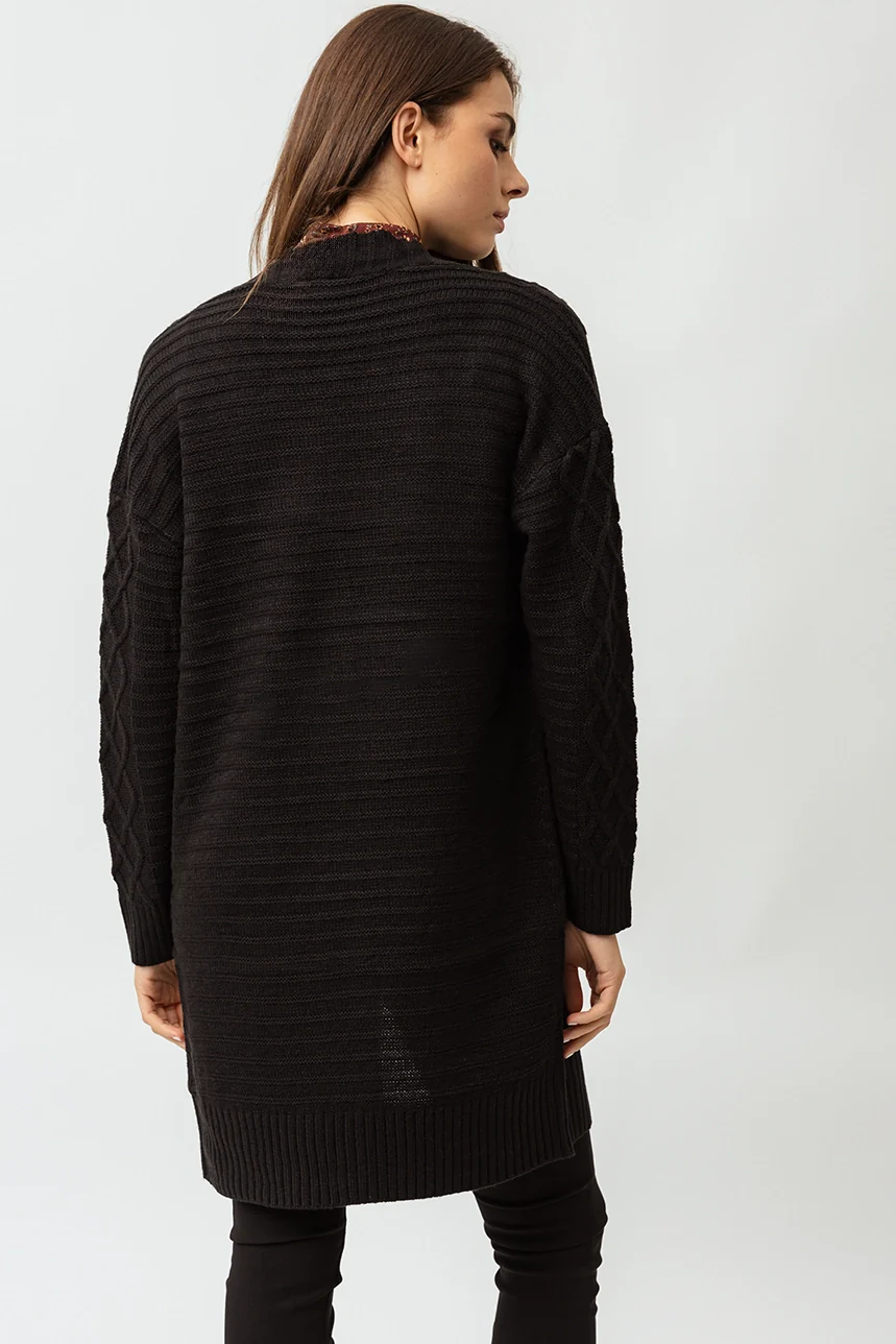 Le cardigan long en tricot - Image 4