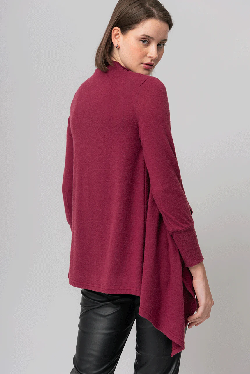Le cardigan ouvert col drapé - Image 3