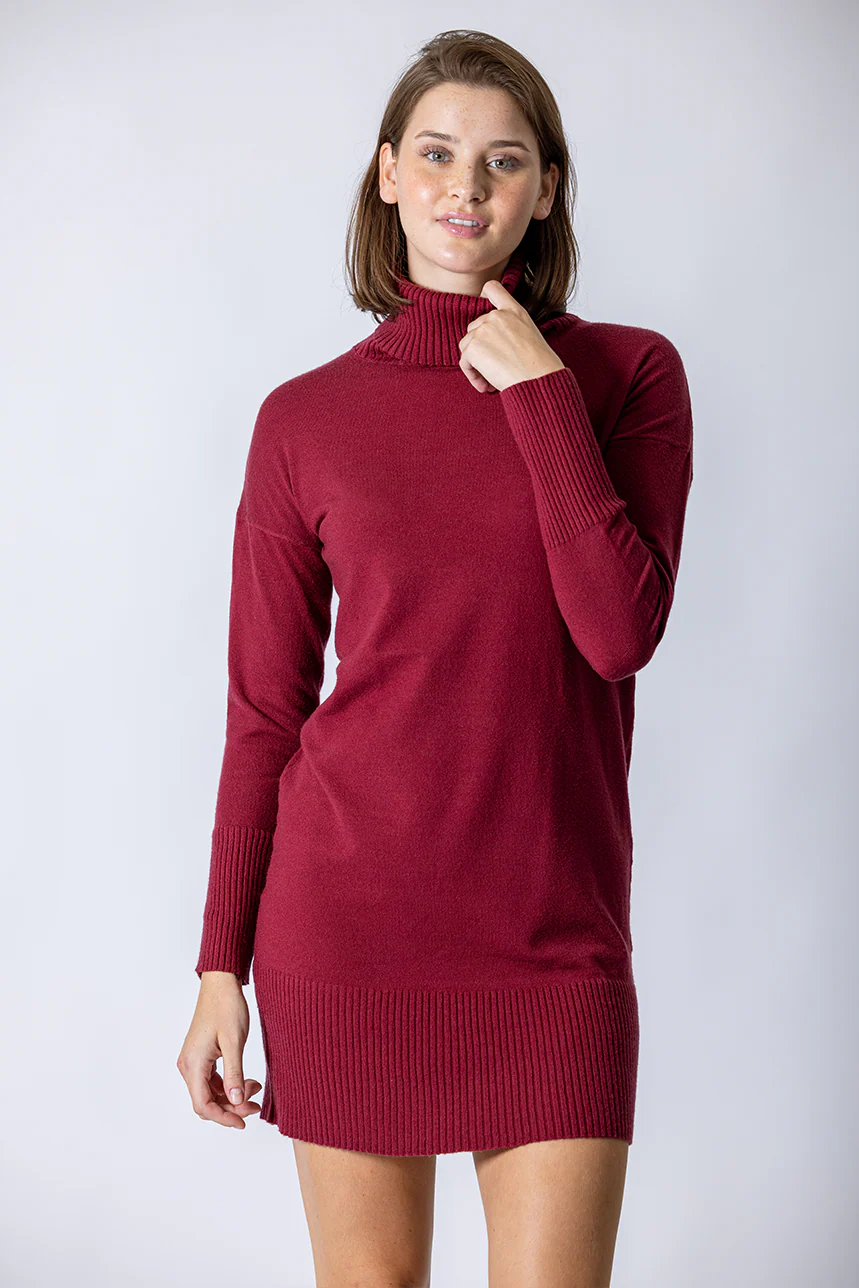 La robe col roulé en tricot léger - Image 2