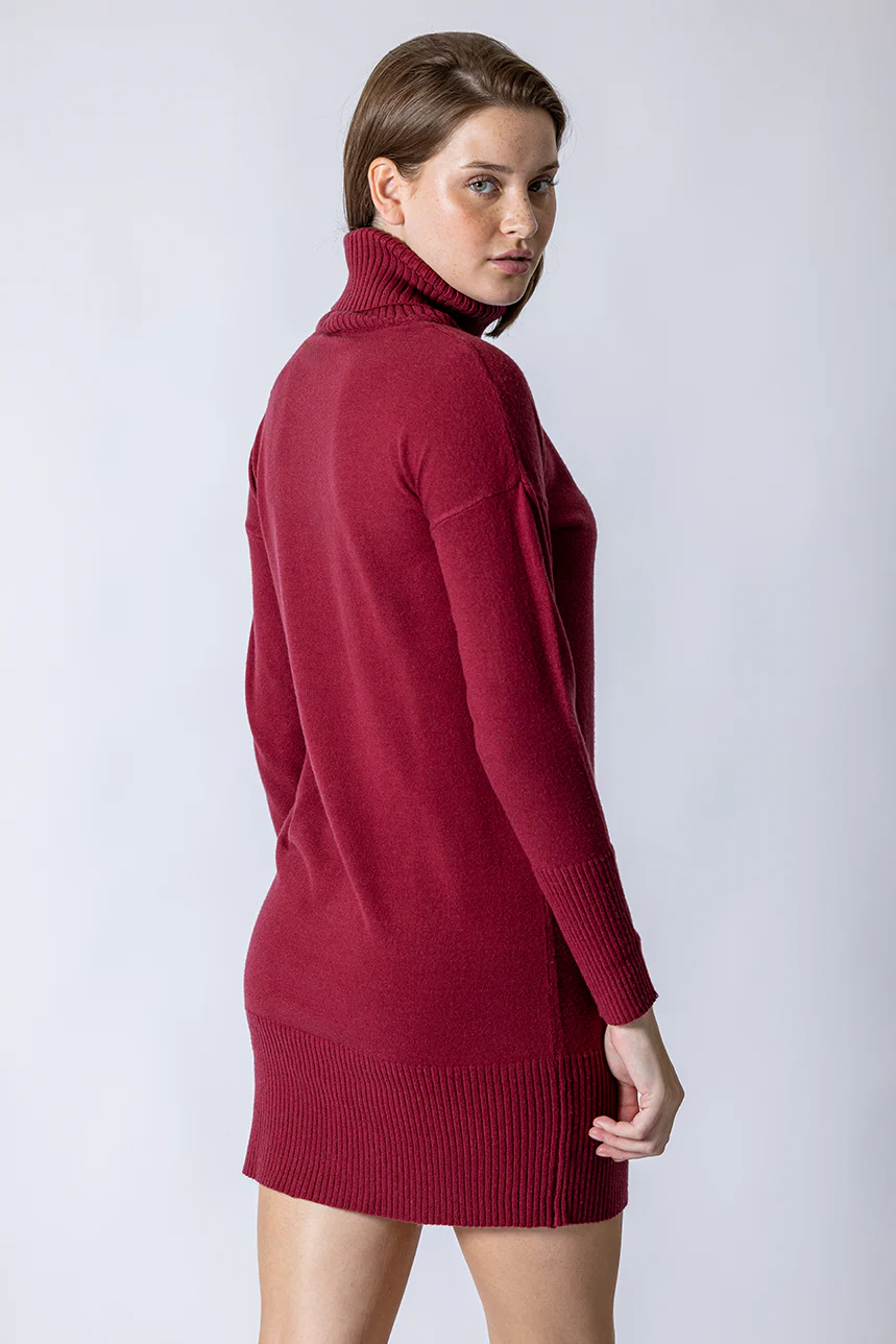 La robe col roulé en tricot léger - Image 3