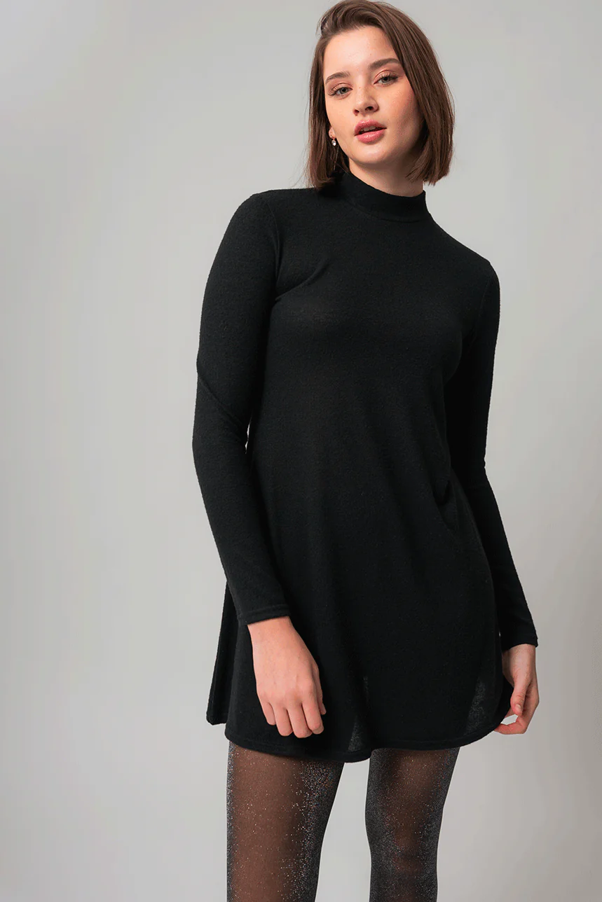 La robe ultra douce col montant - Image 2
