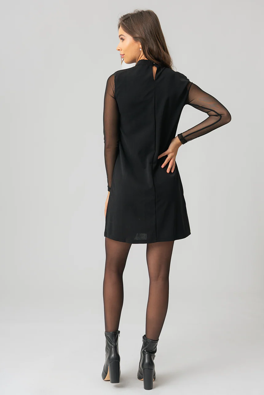 La robe à découpe avec mesh - Image 5