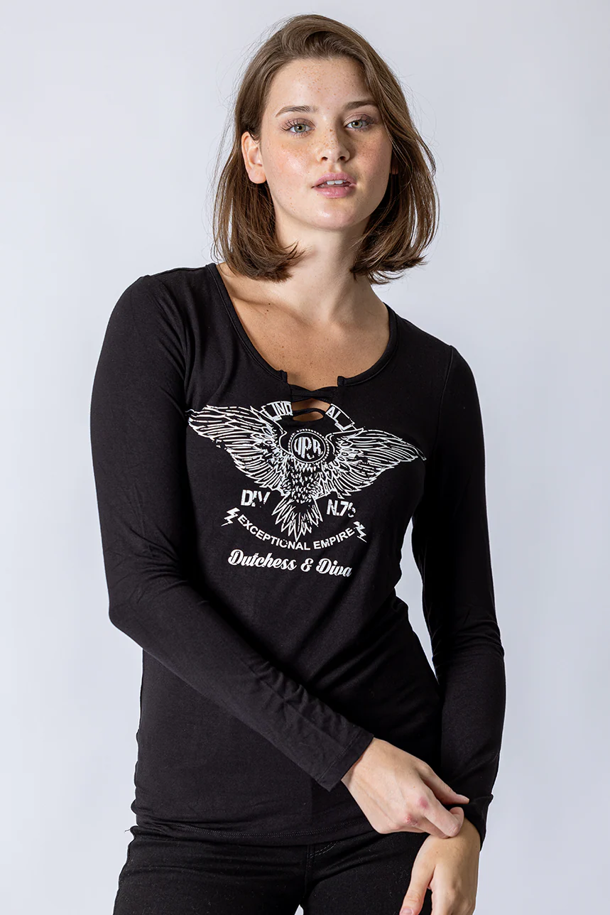 Le t-shirt manches longues Dutchess & diva « Exceptional empire »