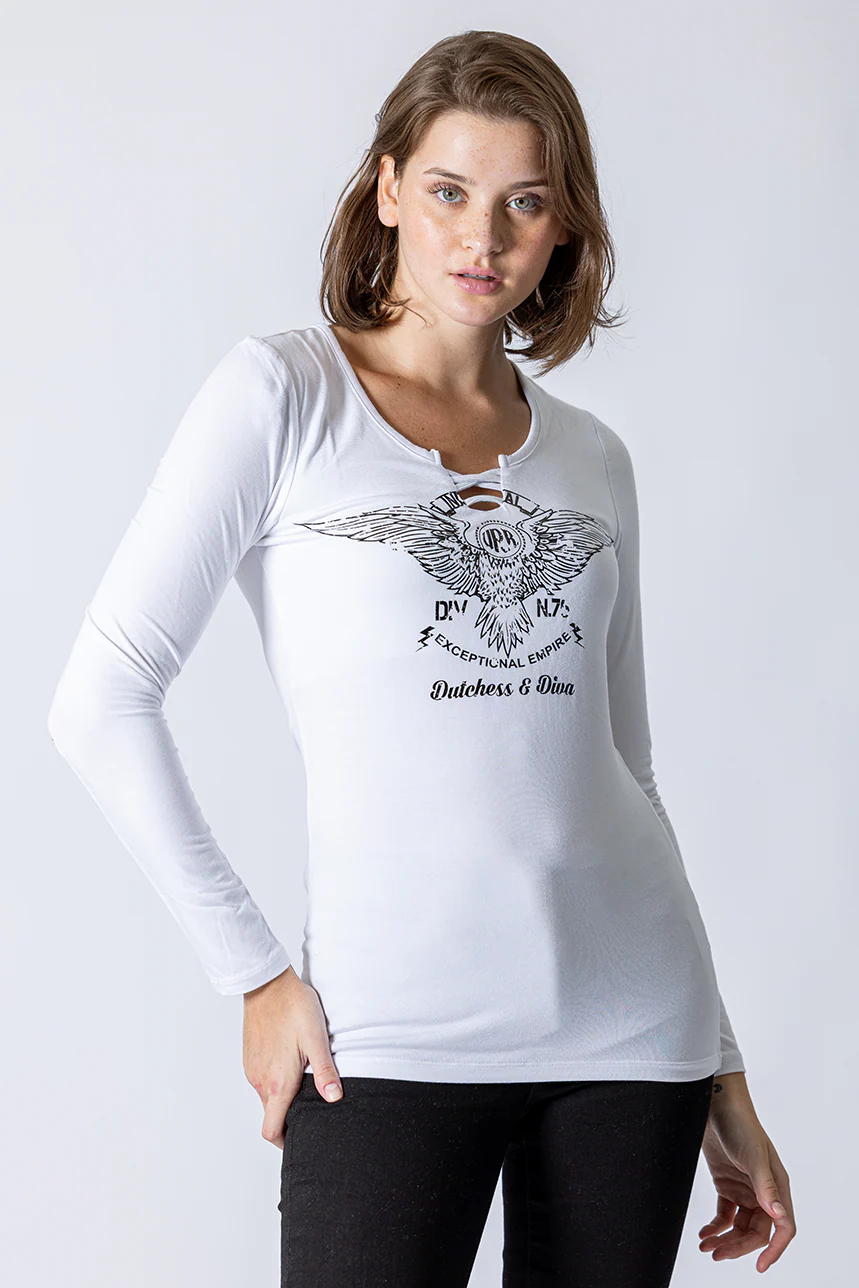 Le t-shirt manches longues Dutchess & diva « Exceptional empire » - Image 3