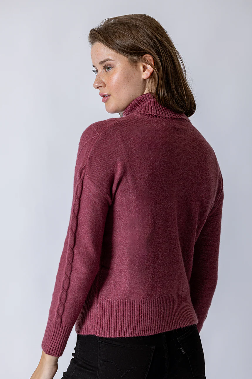 Le tricot texturé col roulé - Image 4