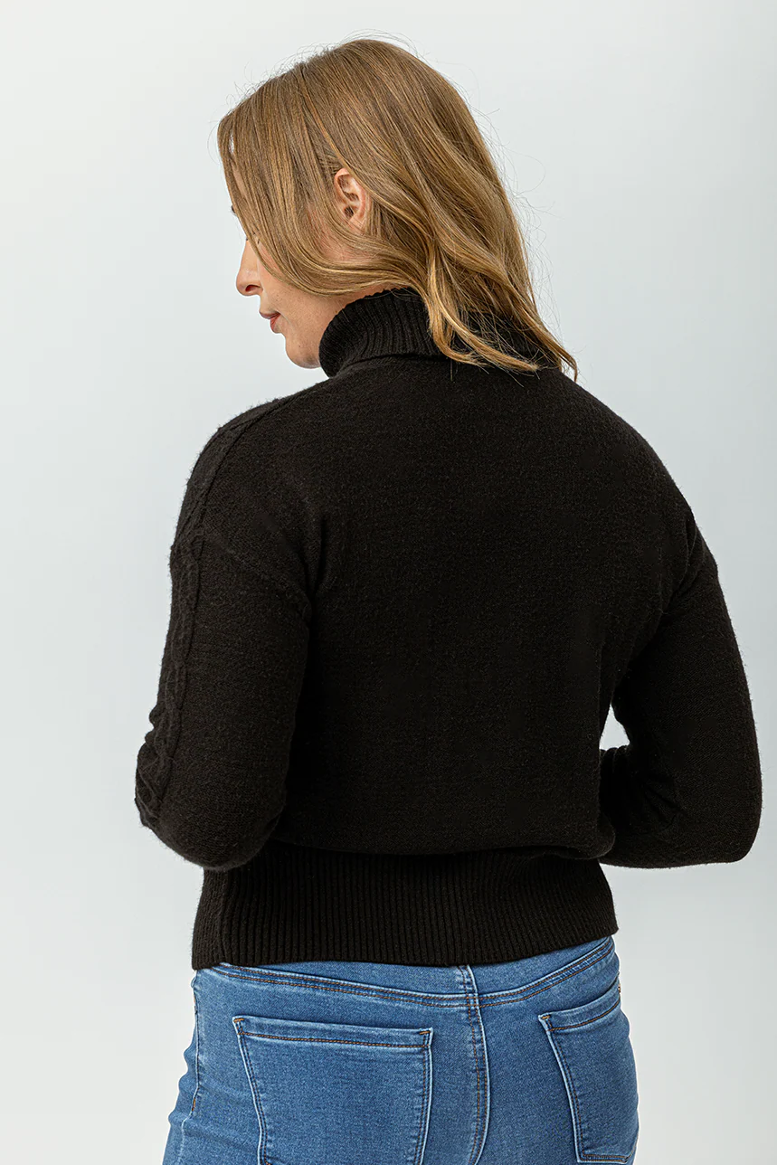 Le tricot texturé col roulé - Image 6