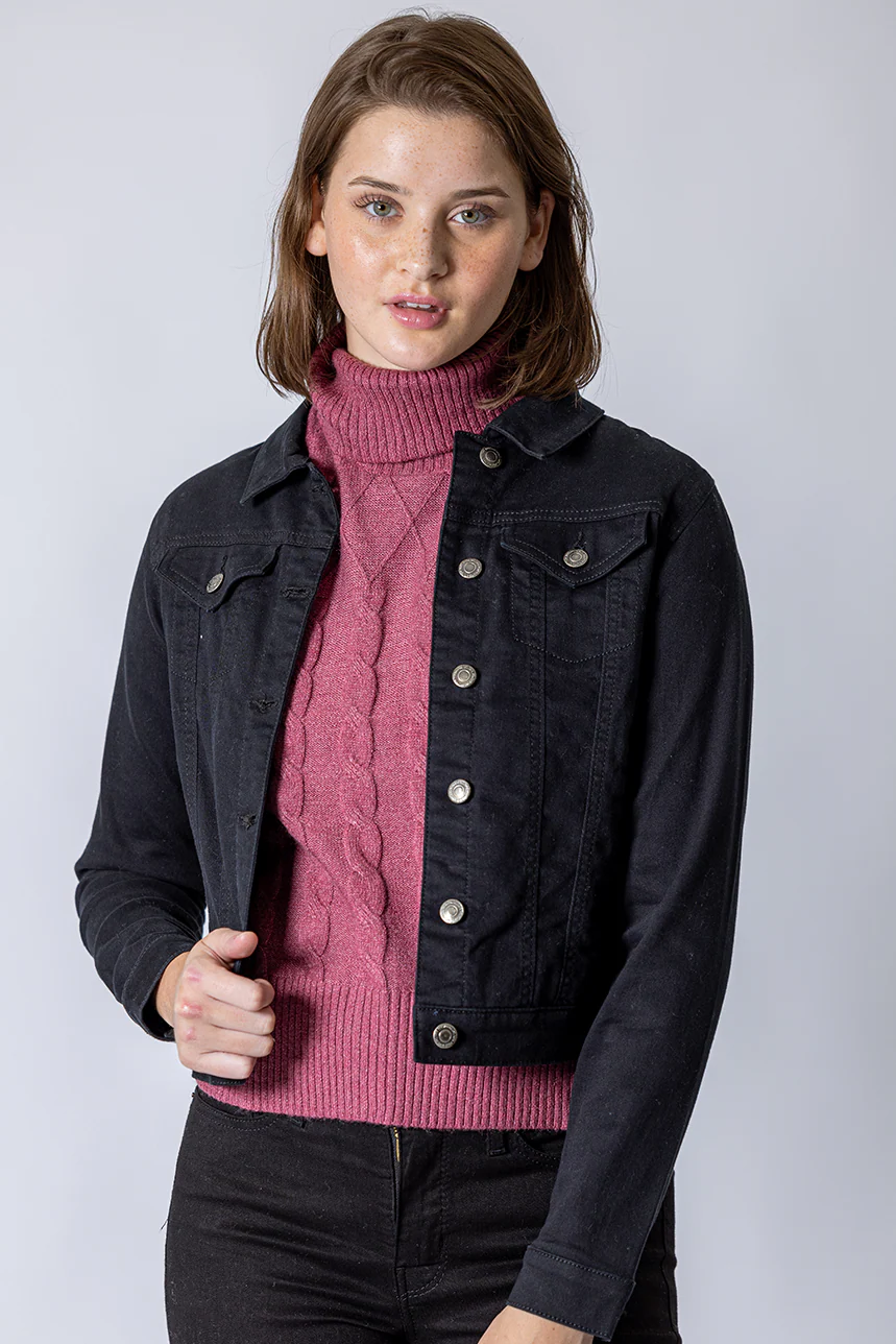 Le manteau court en denim - Image 2