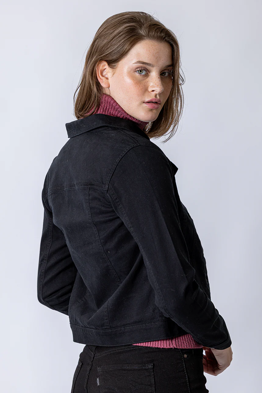 Le manteau court en denim - Image 3