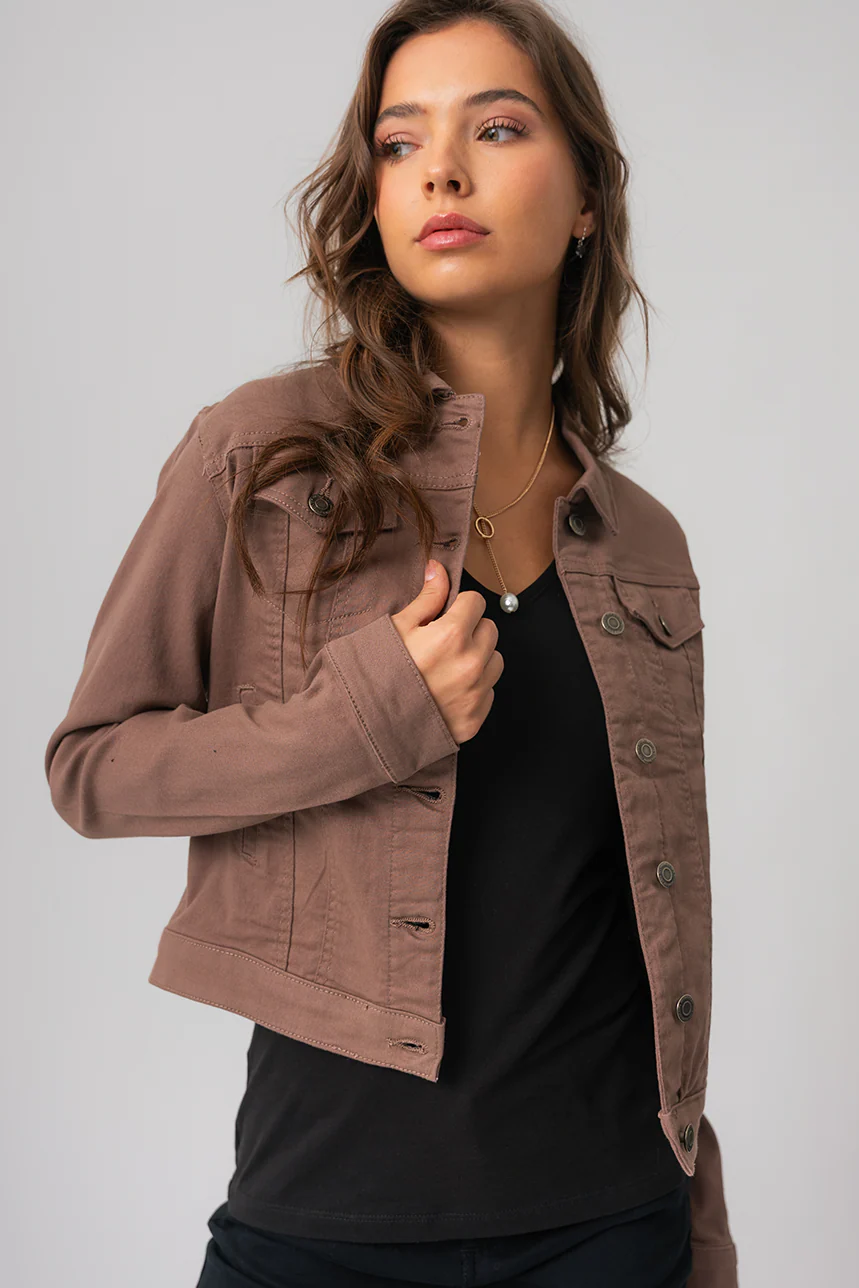 Le manteau court en denim - Image 4