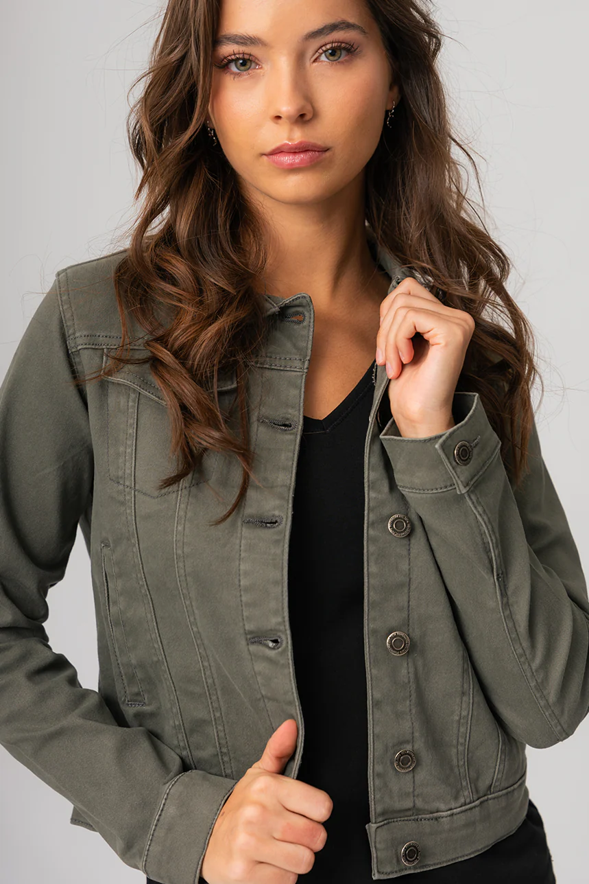 Le manteau court en denim - Image 5