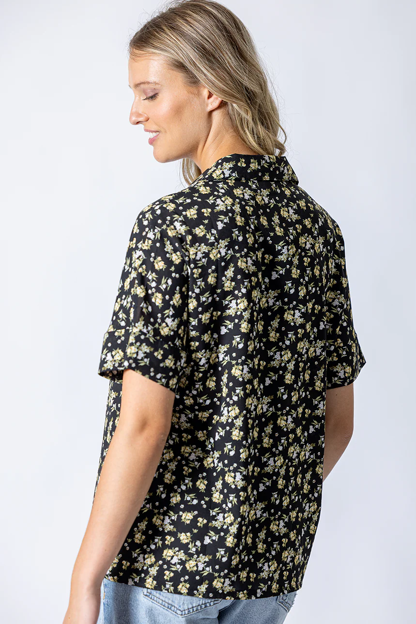 La blouse ample avec petites fleurs - Image 2