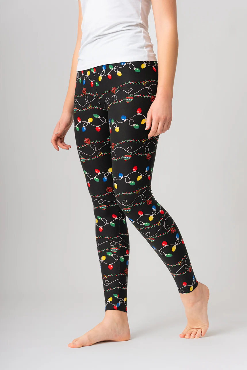 Le legging ultra doux lumières de Noël