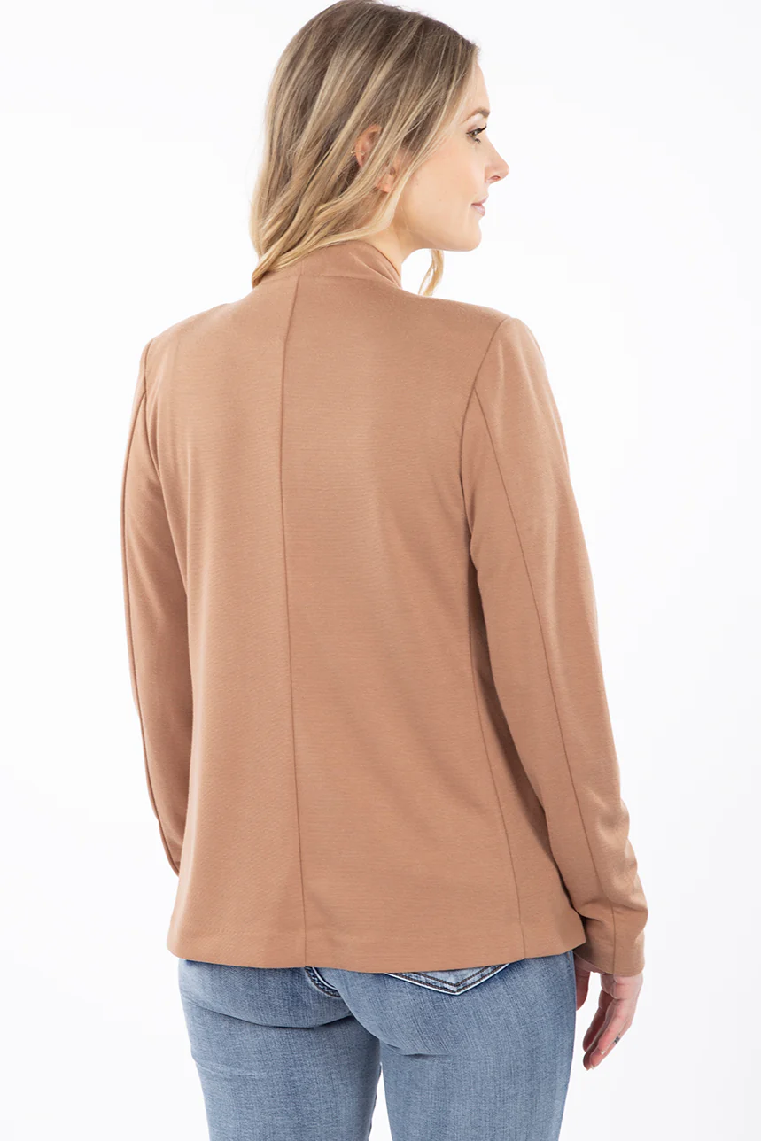 Blazer fluide à épaulettes | 2 couleurs - Image 2