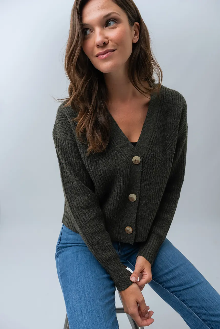 Le cardigan court en tricot - Image 2