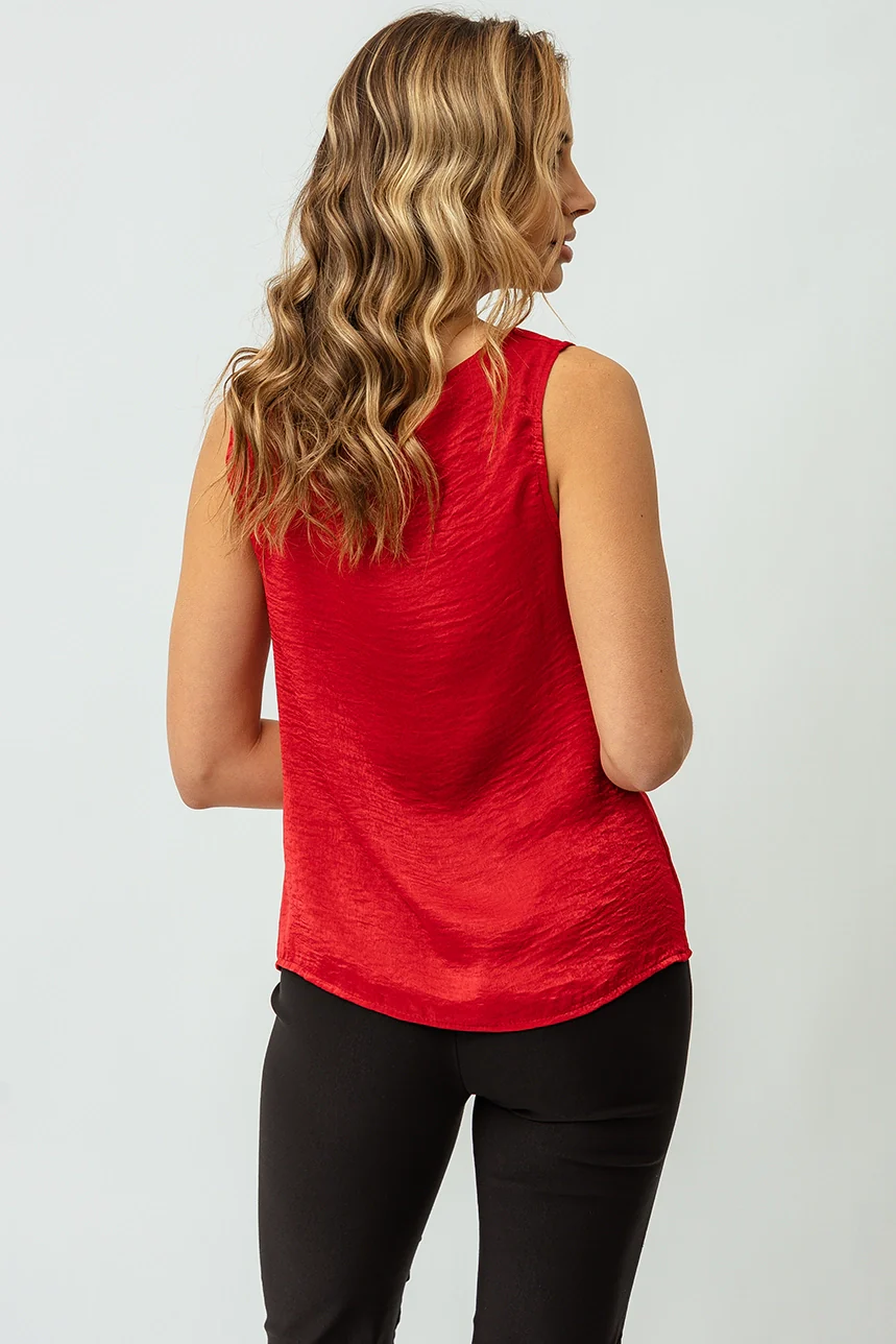 La camisole satinée col bénitier - Image 3