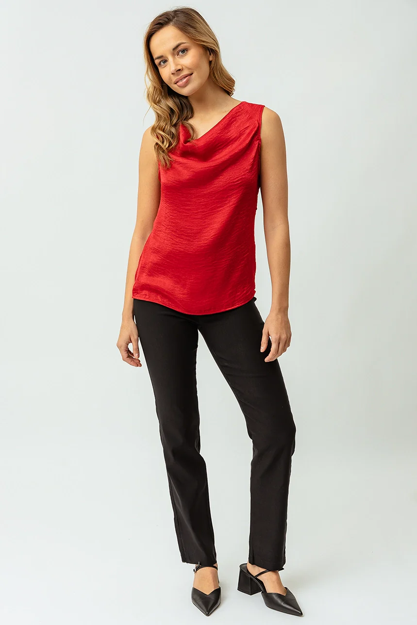 La camisole satinée col bénitier - Image 4