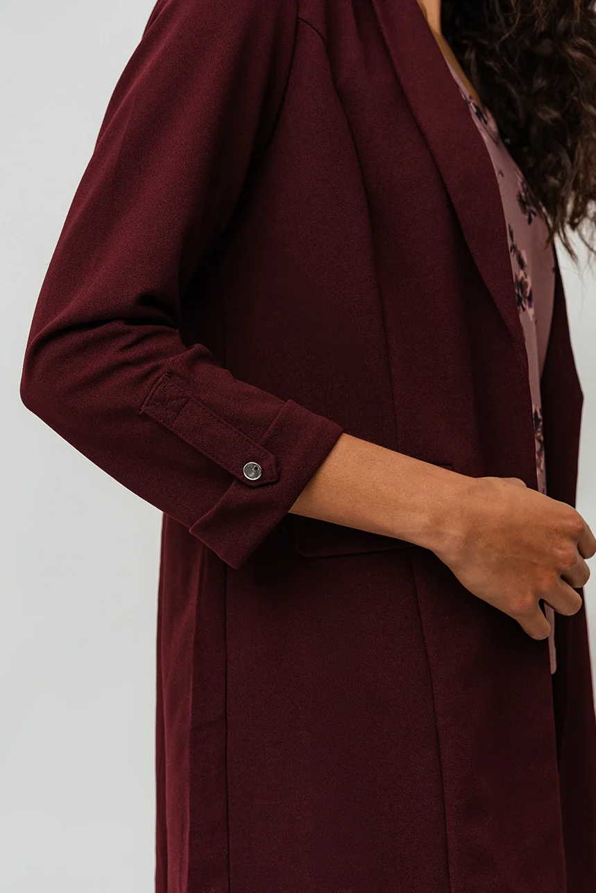 Le blazer long ouvert - Image 7